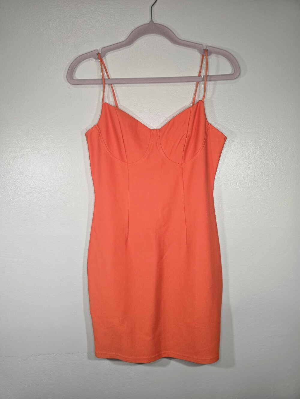 NWT Fashion Wildcat Orange Bodycon Dress Med